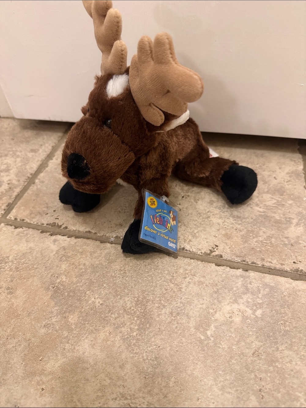 Reindeer webkinz with unused tags